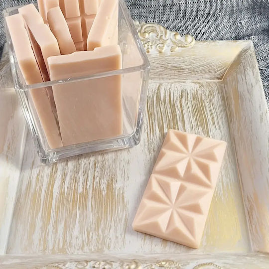 Wax Bar Σοκολάτα Ανάγλυφο Σχέδιο Μήλο Κανέλα
