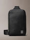 Emblem Herrentasche Sling Schwarz