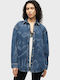 Μακρυμάνικο Γυναικείο Πουκάμισο Medium Aged Denim