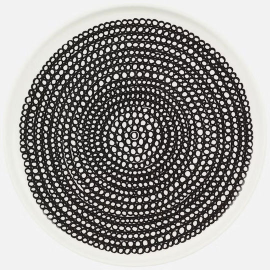 Marimekko Teller Untiefe Keramik Weiß mit Durchmesser 20cm