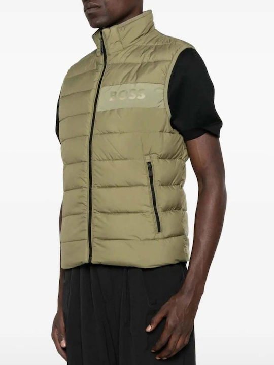 Boss Sleeveless Jacket Puffer Green