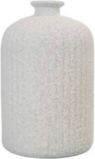 Vase Glas Weiß Y23cm