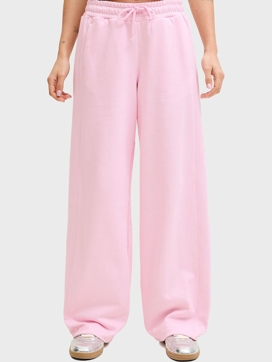 Sweatpants Flared Pink