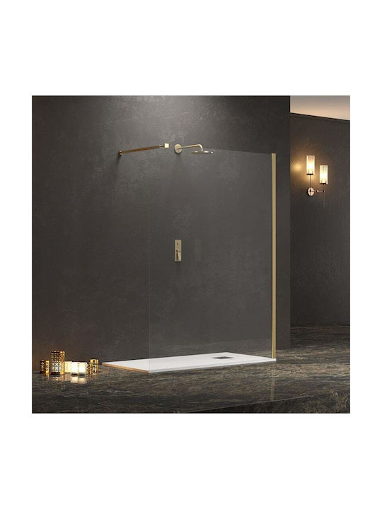 Karag Walkin 1 Partea fixă Duș 70x200cm Sticlă transparentă Oro