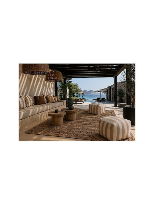 Atmosphera Mod Rectangular Beige Rug 150x200cm