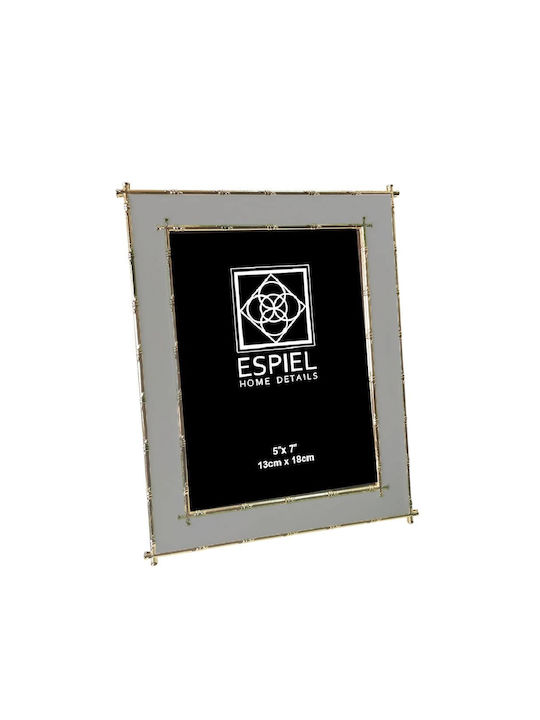 Espiel Frame Metallic 20cmx25cm with Gold Frame