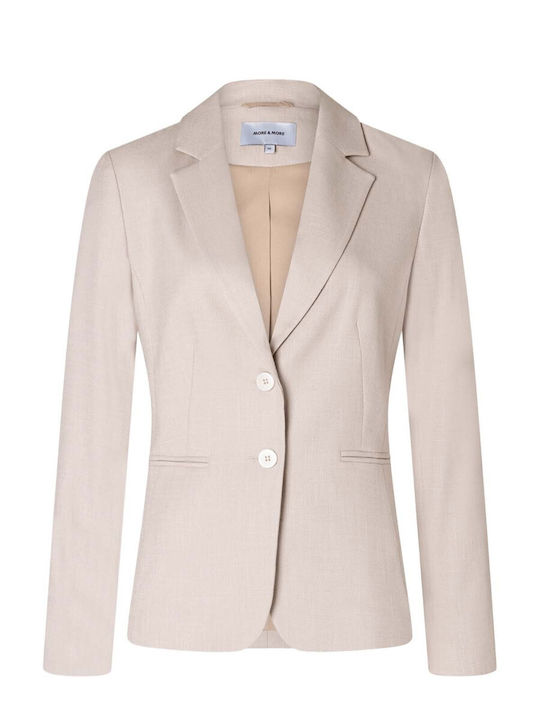 MORE & MORE Women's Blazer Beige