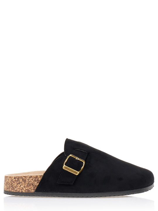 Tsoukalas Damen Anatomisch Clogs Schwarz