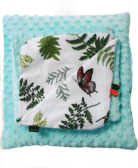 Ega Decke Wickeltücher für Kinderzimmer Baumwolle Grün 75x85cm