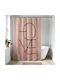 Eurocasa Duschvorhang 180x200 cm Orange
