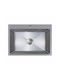 Sanitec Drop-In Chiuvetă Inox L60xW50cm Argintiu