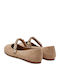 Damen Ballerinas Beige