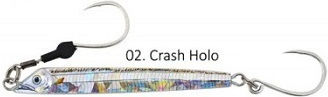 Falcon Artificial Bait Speed Slider, slider Fluorescent 55gr 02.crash Holo