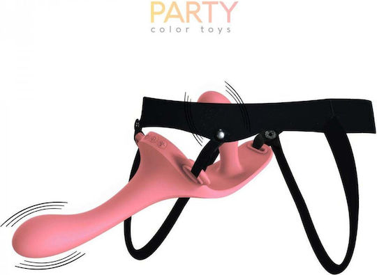 Twiny Strap-Ons Doppelter Vibrations-Gurtzeug Flüssigsilikon Usb