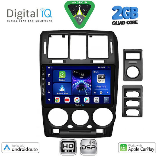 Digital IQ Ηχοσύστημα Αυτοκινήτου για Hyundai Getz 2002-2011 (Bluetooth/USB/WiFi/GPS/Apple-Carplay/Android-Auto) με Οθόνη Αφής 9"