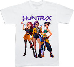 White Huntrix Kpop Demon Hunters Kids Top White Huntrix Kpop Demon Hunters Kids Top