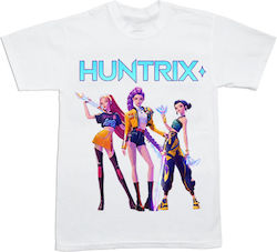 White Huntrix Kpop Demon Hunters Kids Top White Huntrix Kpop Demon Hunters Kids Top