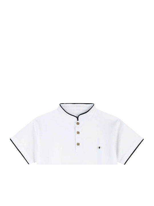 Kids Top Short-sleeved White