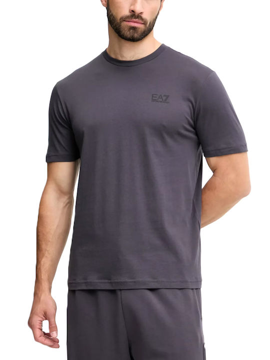 Emporio Armani T-shirt Ανθρακί- Μαύρο