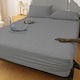 Pucioasa Protecție pentru Saltea Set cu Față de Pernă Single Waterproof Gri 90x200cm