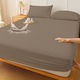 Pucioasa Protecție pentru Saltea Set cu Față de Pernă Semi-dublu Waterproof Maro 120x200cm