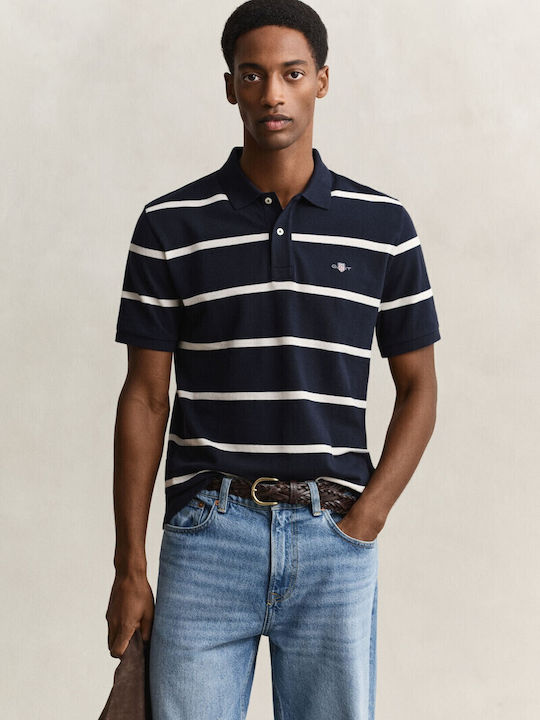 Polo Kurzarmbluse Dark Blue