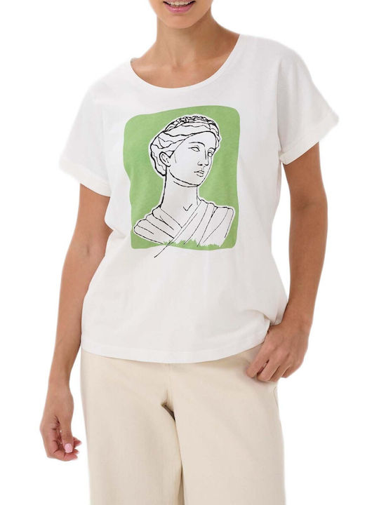 Cream T-Shirt Λευκό
