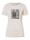 Women's T-shirt Hiking Fast Drying Ecru