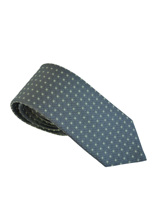 Boss Men's Tie Silk Printed in Gray Color
