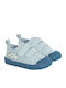Kids Sneakers with Hoop & Loop Closure Blue CAL1S26 CB908
