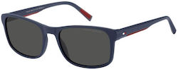 Tommy Hilfiger Γυαλιά Ηλίου Navy Μπλε με Κοκκάλινο Σκελετό Tommy Hilfiger Γυαλιά Ηλίου Navy Μπλε με Κοκκάλινο Σκελετό