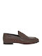 Leder Herren Mokassins in Braun Farbe