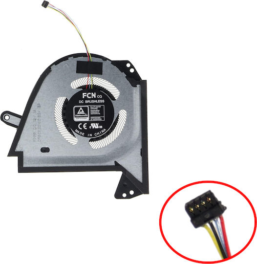 Laptop Fan CPU Cooling Fan Asus Rog Zephyrus G15 2022 Ga503rw Ga503rm Ga503rs Ga503rx Ux325sa Ux325ua 13nr0800t03011 Dfsck221051824 Fppp 4pin Code 81655