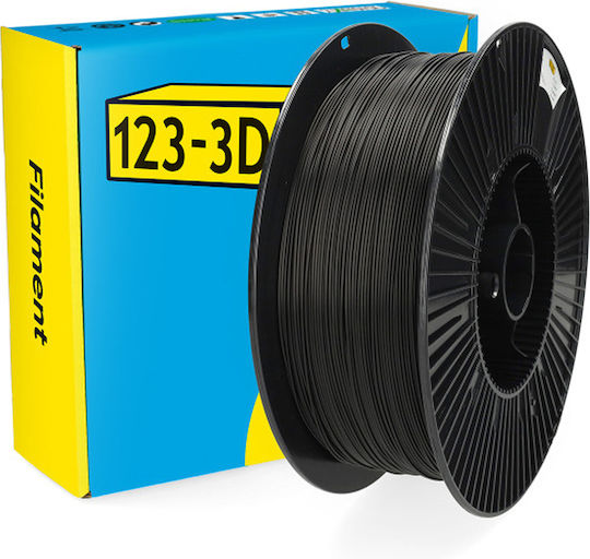 PLA 3D Drucker Filament 1,75mm Schwarzes 3kg 1 Stück (Spule)