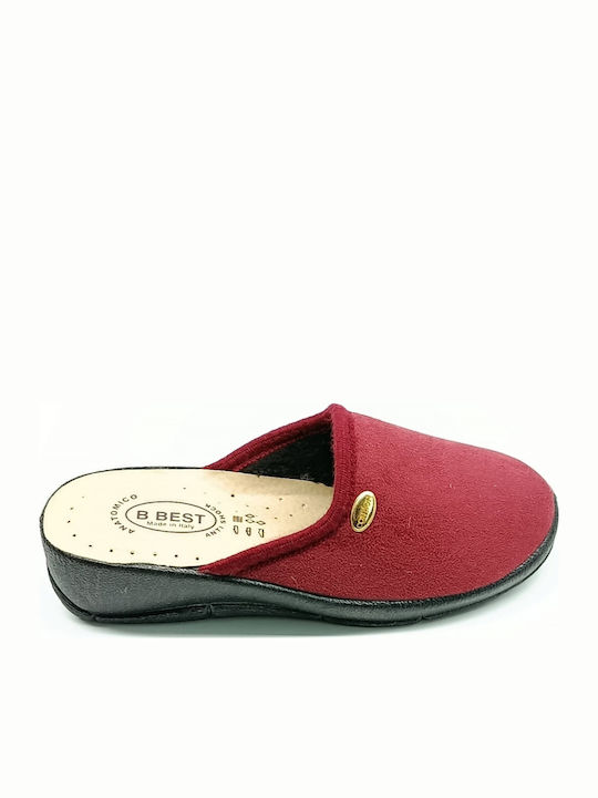 B BEST Anatomice Papuci Burgundy