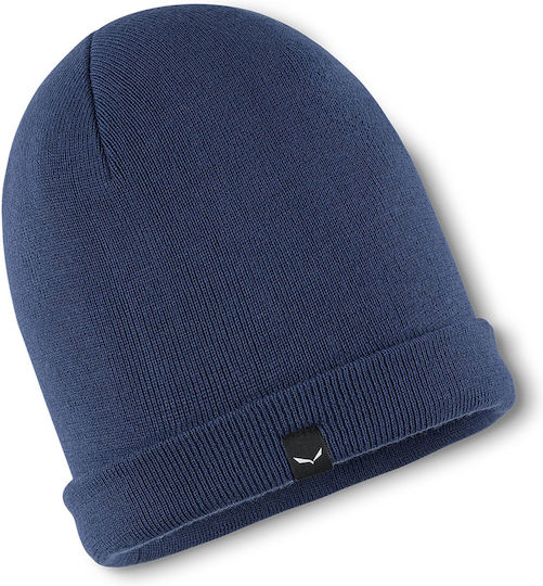 Beanie Unisex Beanie mit Rippstrick in Marineblau Farbe