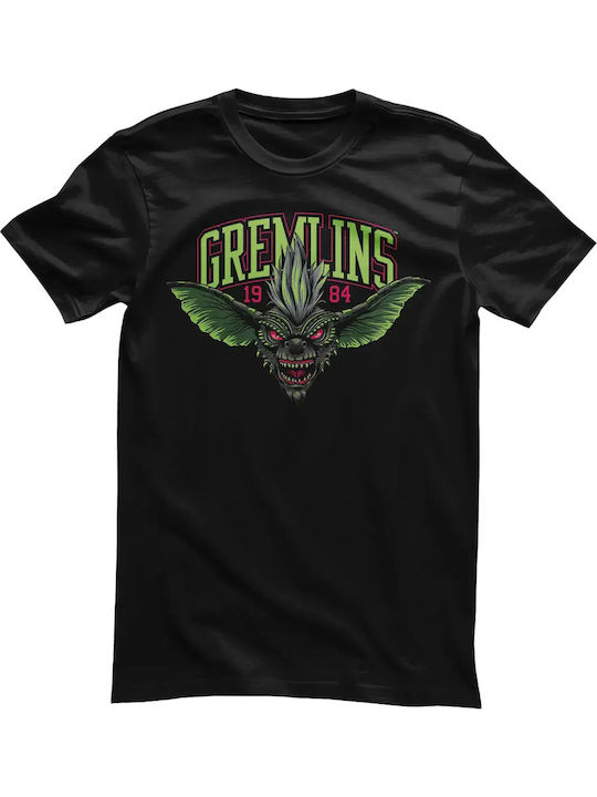 T-shirt Gremlins Stripe In Neon Wb-1-grem017-bk