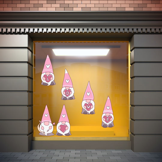 Valentine's Day Sticker The Love Dwarfs 145x50cm