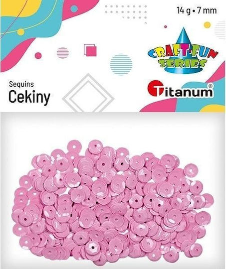 Pailletten 7mm Runde Pastell 14g Flieder Edukamp