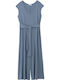 Damen Einteiler Anzug Dusty Blue