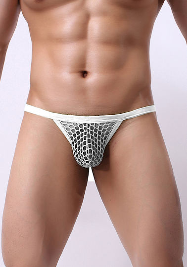 Comfort Ανδρικό Sexy String Λευκό