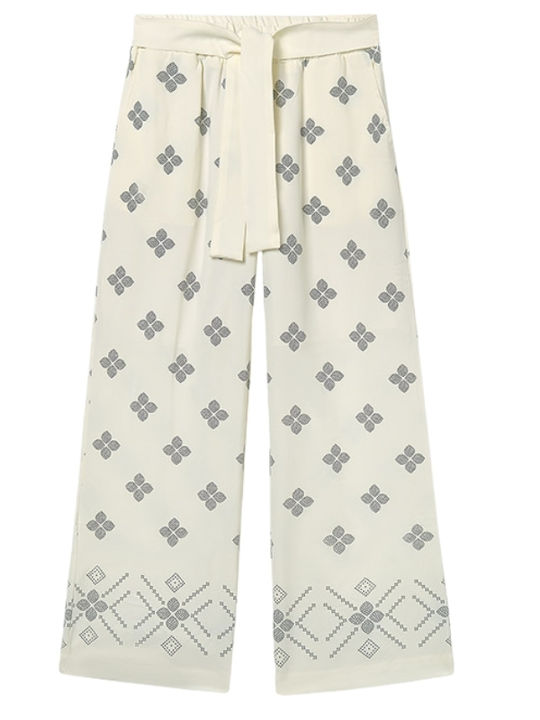 Kinderhose Stoff Beige