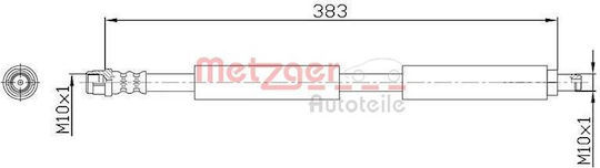 Маркуч Спирачен Em M.b W211 E200 Comp