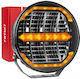 Amio LED Work Light & Long Range Flash Round Shape Operating Voltage 9v-36v White & Yellow Shade 6,000k Power 112w 1 Piece 04534/am Amio 04534/am