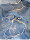 Hermia Επιφάνεια Κοπής Γυάλινη Μπλε 30x40cm