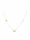 Halskette Aus Gold 9k Mit Tiara Und Zirkon