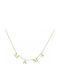 9k Gold Necklace Mama Zircon