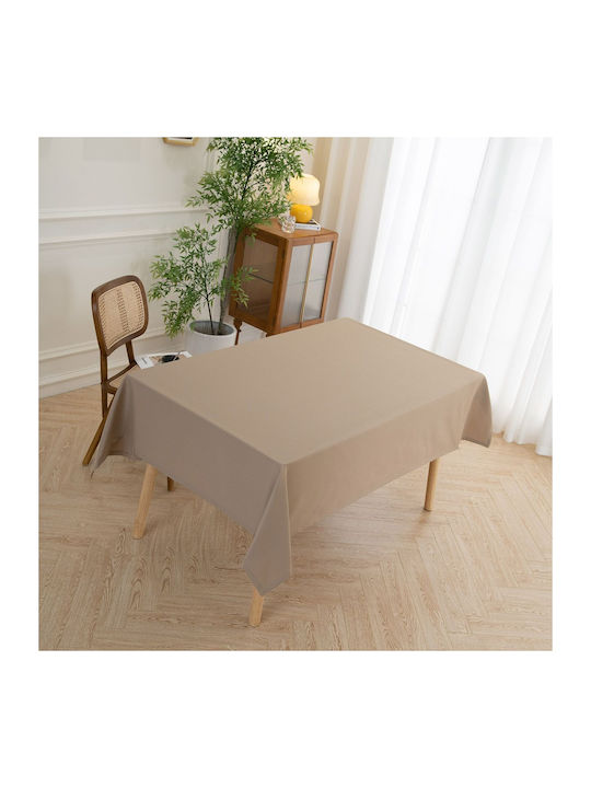 Beauty Home Τραπεζομάντηλο Supreme Art 8491 Μπεζ 150x150εκ.