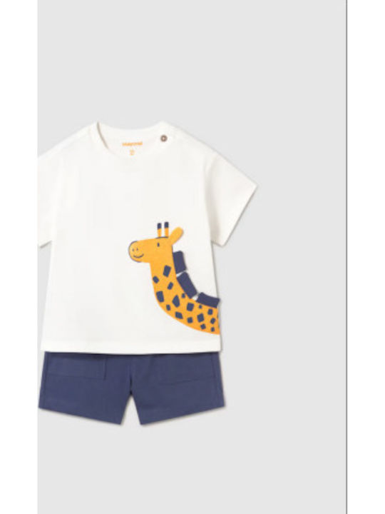 Mayoral Kinder-Set mit Shorts Sommer 2Stück White