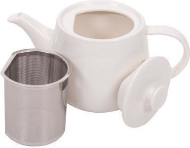 Ahmad Tea Teekanne mit Filter Keramik Weiß 500ml Ahmad Tea Teekanne mit Filter Keramik Weiß 500ml